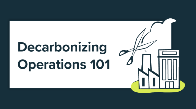 Decarbonizing Operations 101