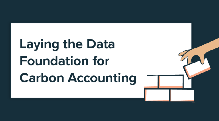Laying the Data Foundation for Carbon Accounting