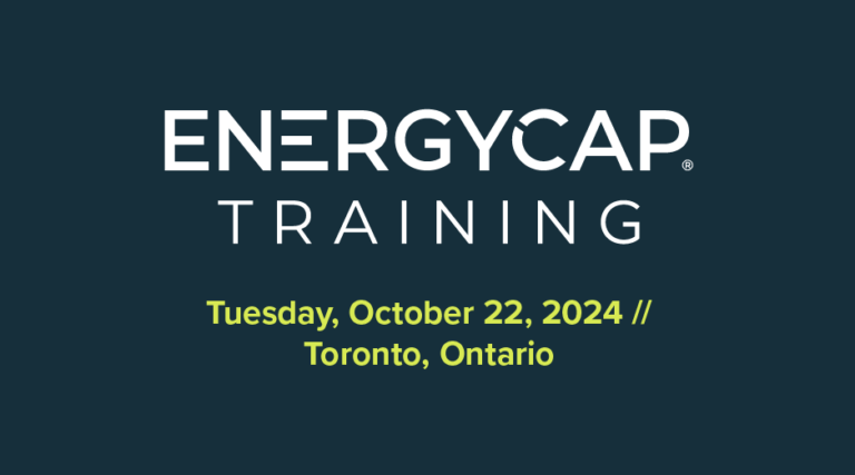 User Training // EnergyCAP Training—Toronto