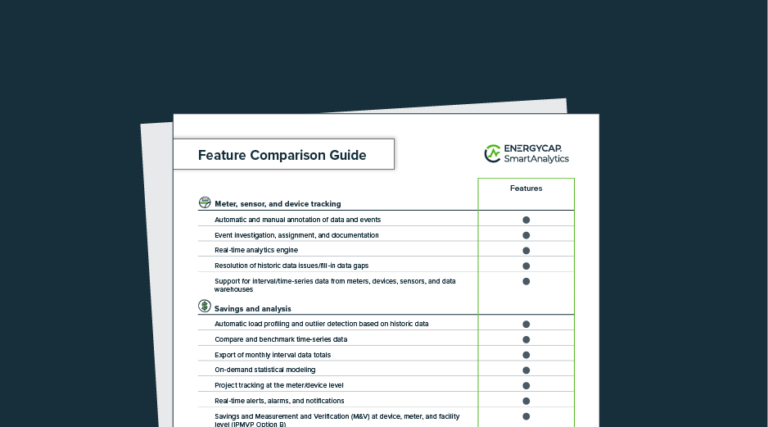 EnergyCAP SmartAnalytics Feature Guide