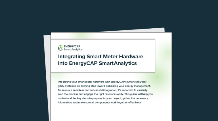 Guide // Integrating Smart Meter Hardware into EnergyCAP SmartAnalytics